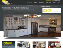 Tablet Screenshot of kitchenrescue.com